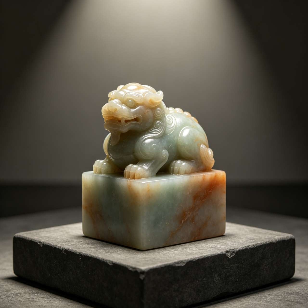 Chinese jade carving heritage concept image
